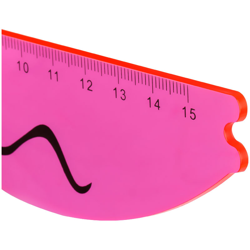 Линейка 15см Мульти-Пульти, "Кошка", пластиковая, прозрачная, розовая Линейка 15см Мульти-Пульти, "Кошка", пластиковая, прозрачная, розовая