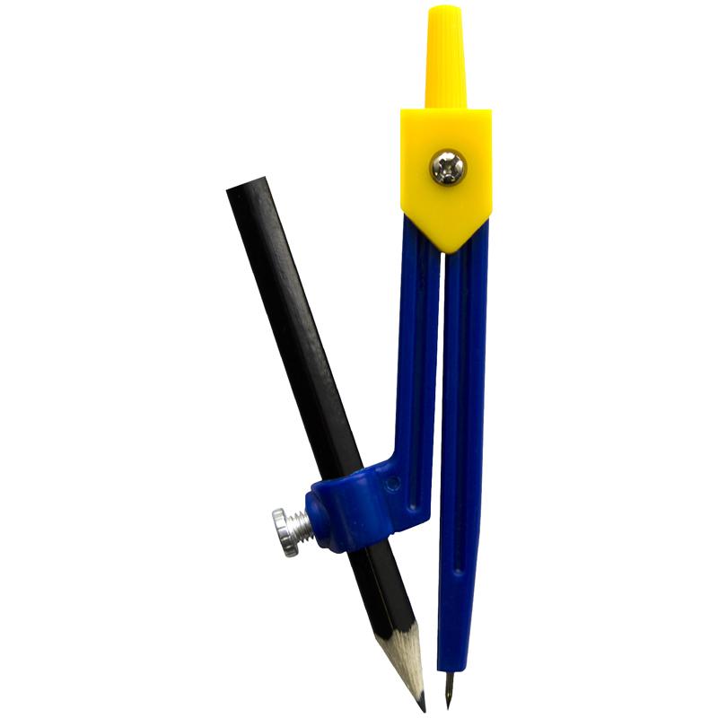 Циркуль пластиковый с карандашом, ПВХ чехол: CMP_5390 штр.: 4680211033903 Циркуль пластиковый с карандашом, ПВХ чехол: CMP_5390 штр.: 4680211033903