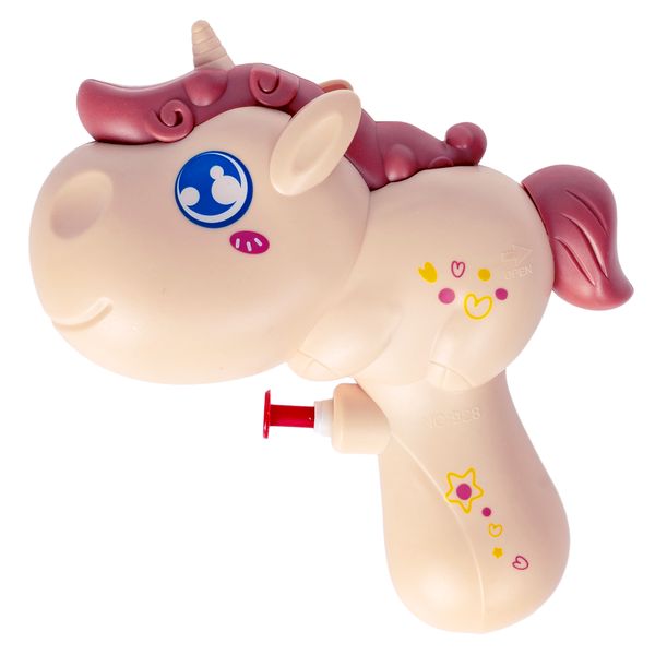 Водный пистолет Bondibon "Наше Лето", РАС 14х15х5 см, 150 мл, единорог Водный пистолет Bondibon "Наше Лето", РАС 14х15х5 см, 150 мл, единорог