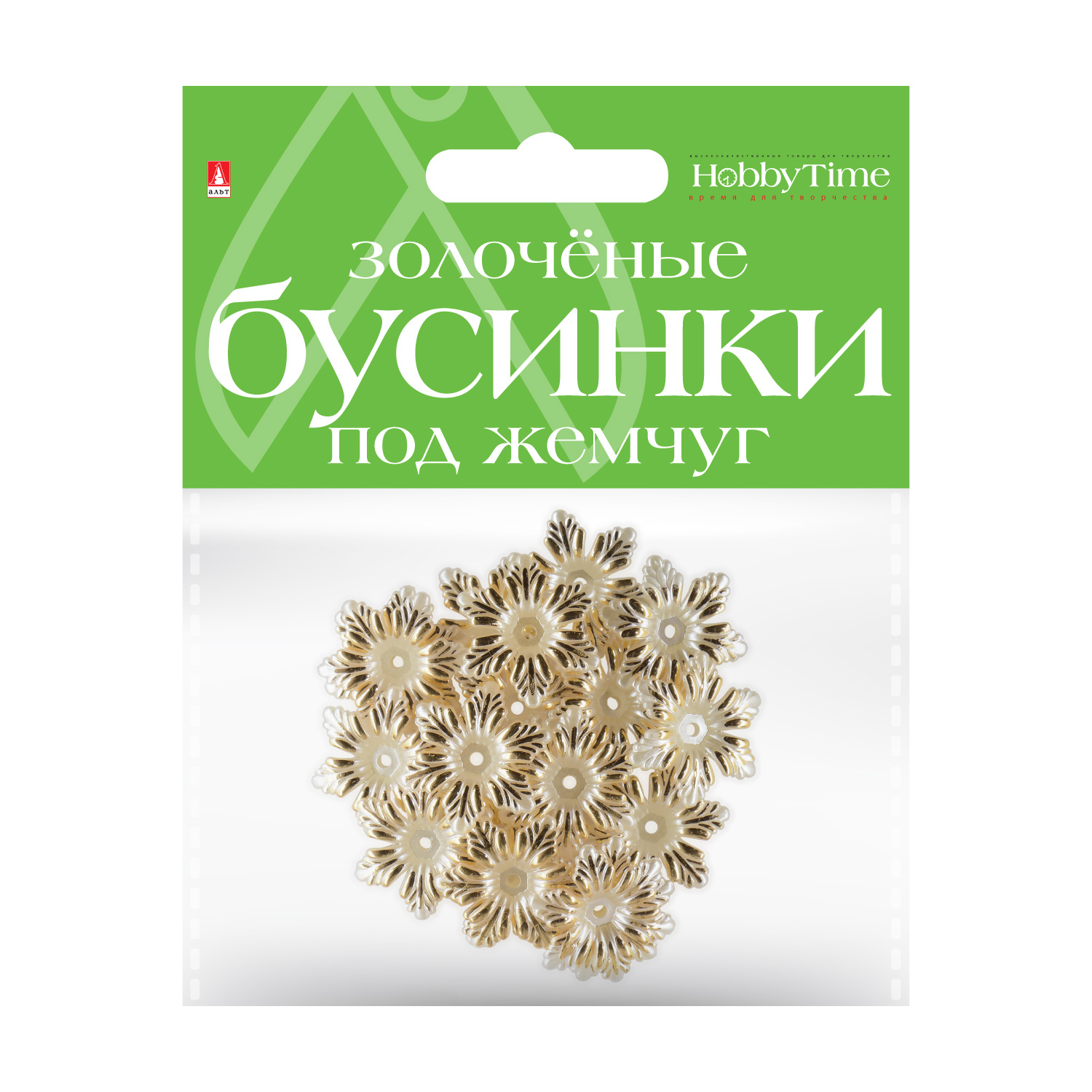 БУСИНЫ ФИГУРНЫЕ "ЗОЛОЧЕНЫЕ" ПОД ЖЕМЧУГ "ЦВЕТОЧКИ", 28 ММ БУСИНЫ ФИГУРНЫЕ "ЗОЛОЧЕНЫЕ" ПОД ЖЕМЧУГ "ЦВЕТОЧКИ", 28 ММ
