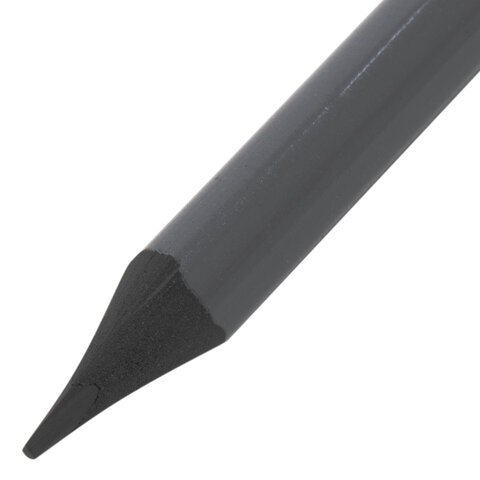 Карандаш чернографитный BRAUBERG "ULTRA", 1 шт., HB, с ластиком,