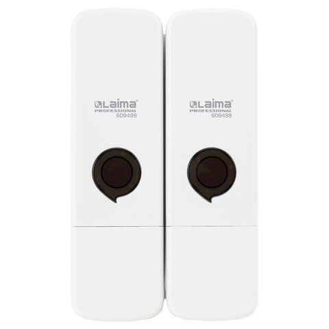 Дозатор двойной 2 х 0,3 л для жидкого мыла/шампуня/геля LAIMA PREMIUM, НАЛИВНОЙ,