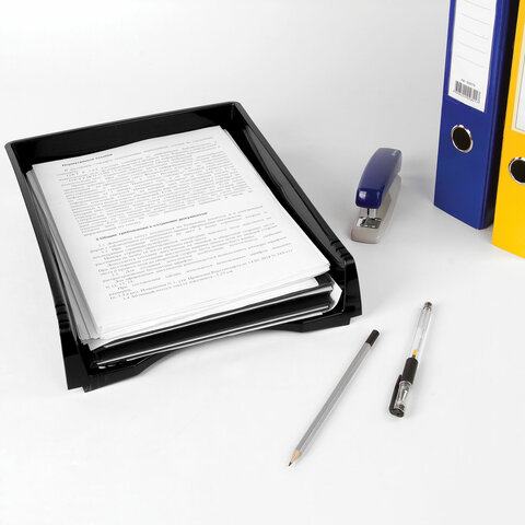 Лоток горизонтальный для бумаг STAFF "Profit", A4 (330х260х60 мм),