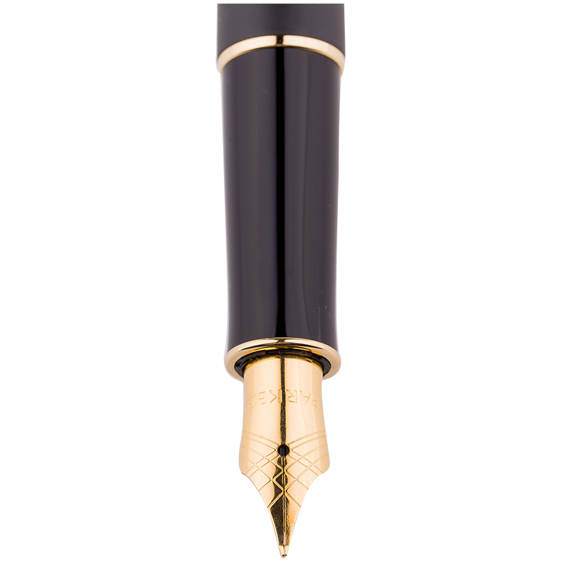 Ручка перьевая Parker "Sonnet Matte Black GT" 0,8мм, подарочная Ручка перьевая Parker "Sonnet Matte Black GT" 0,8мм, подарочная
