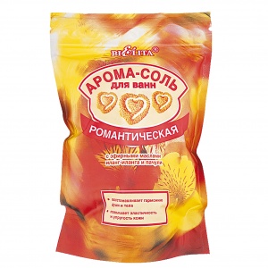 БЕЛИТА СОЛЬ-арома РОМАНТИЧЕСКАЯ с эфирными маслами иланг-иланга и пачули БЕЛИТА СОЛЬ-арома РОМАНТИЧЕСКАЯ с эфирными маслами иланг-иланга и пачули