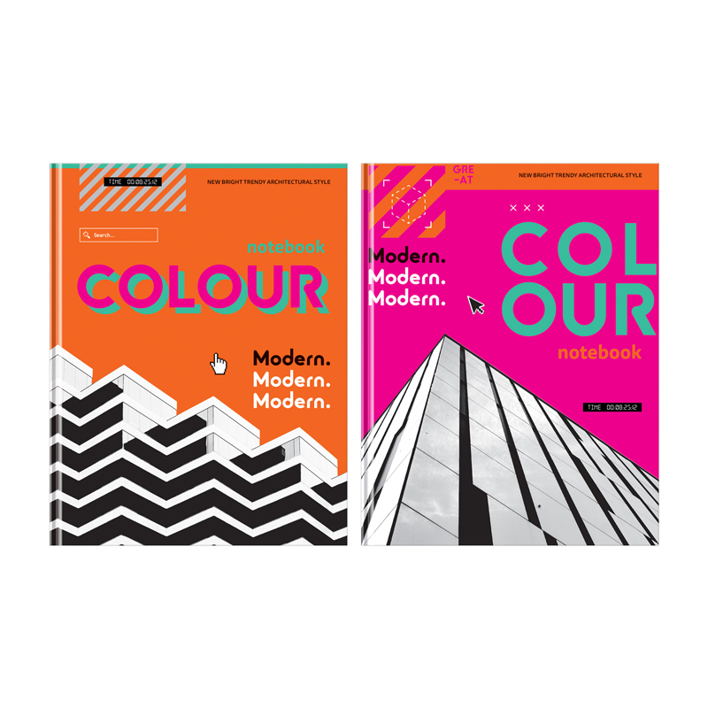 Бизнес-блокнот А5, 120л., BG "Colour", глянцевая ламинация Бизнес-блокнот А5, 120л., BG "Colour", глянцевая ламинация