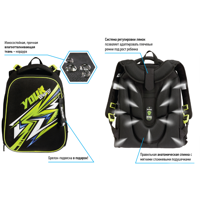 Ранец Berlingo Expert Max "Energy" 37*28*16см, 2 отделения,