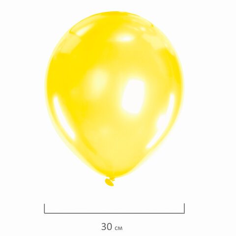Шары воздушные ЗОЛОТАЯ СКАЗКА, 12" (30 см), КОМПЛЕКТ 10 штук,