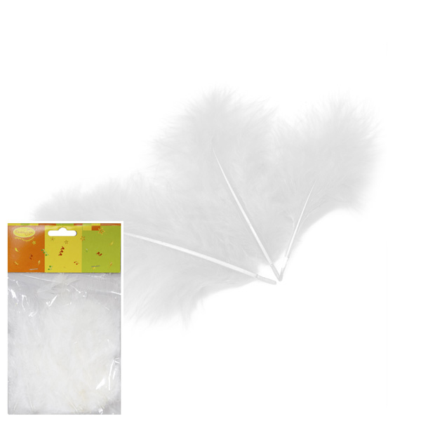 Перья белые 30 шт Перья белые 30 шт