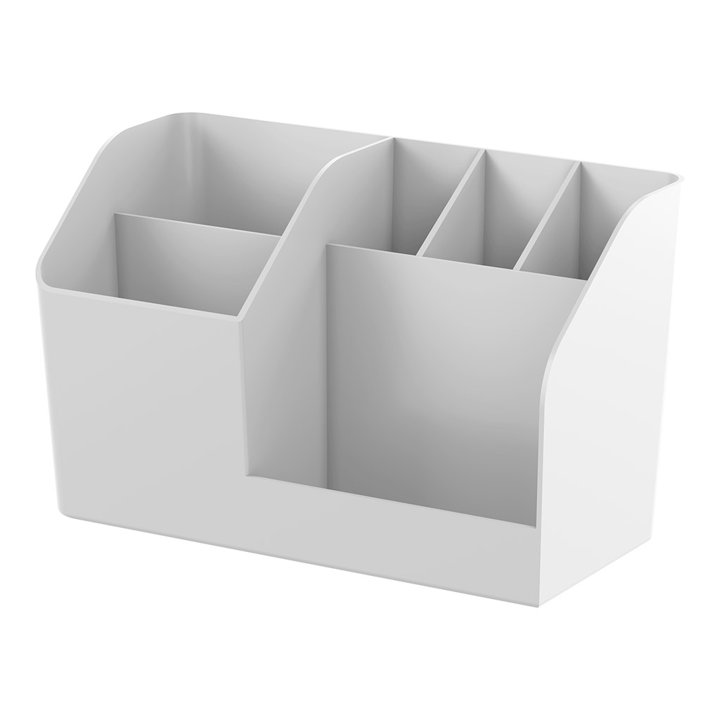 Подставка настольная пластиковая ErichKrause Submarine, Classic, белый Подставка настольная пластиковая ErichKrause Submarine, Classic, белый