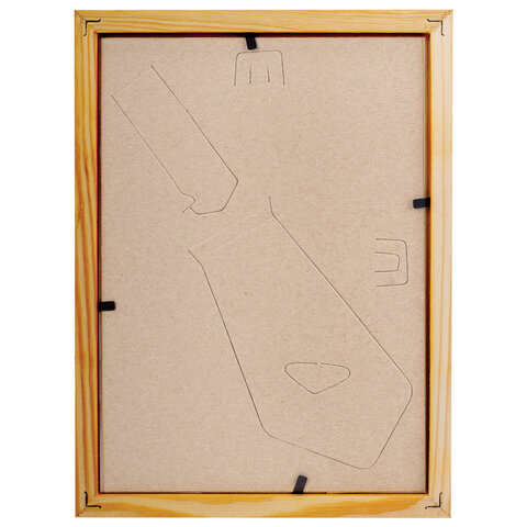 Рамка 15х20 см, дерево, багет 18 мм, BRAUBERG "HIT", канадская сосна,