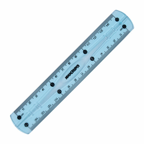 Линейка 15 см гибкая ЮНЛАНДИЯ "FLEX", пластиковая, тонированная, Линейка 15 см гибкая ЮНЛАНДИЯ "FLEX", пластиковая, тонированная,