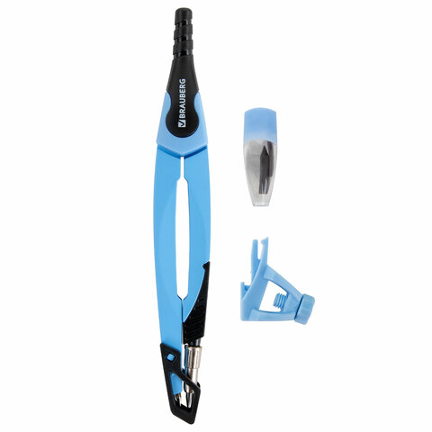 Готовальня BRAUBERG ULTRA, 4 предмета: циркуль 135 мм, запасной грифель, Готовальня BRAUBERG ULTRA, 4 предмета: циркуль 135 мм, запасной грифель,