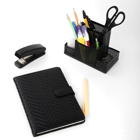 Подставка-органайзер BRAUBERG "Germanium", 4 секции, 160х80х110 мм, Подставка-органайзер BRAUBERG "Germanium", 4 секции, 160х80х110 мм,