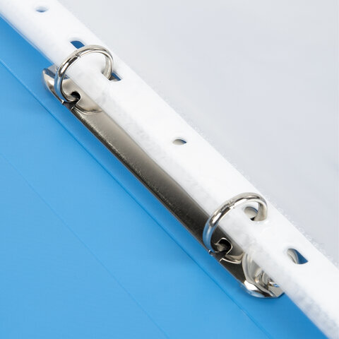 Папка для портфолио школьника/дошкольника, А4, 2 кольца, 10 файлов, пластик