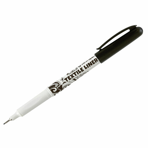 Маркер для ткани ЧЕРНЫЙ CENTROPEN "Textile Liner", игольчатый Маркер для ткани ЧЕРНЫЙ CENTROPEN "Textile Liner", игольчатый