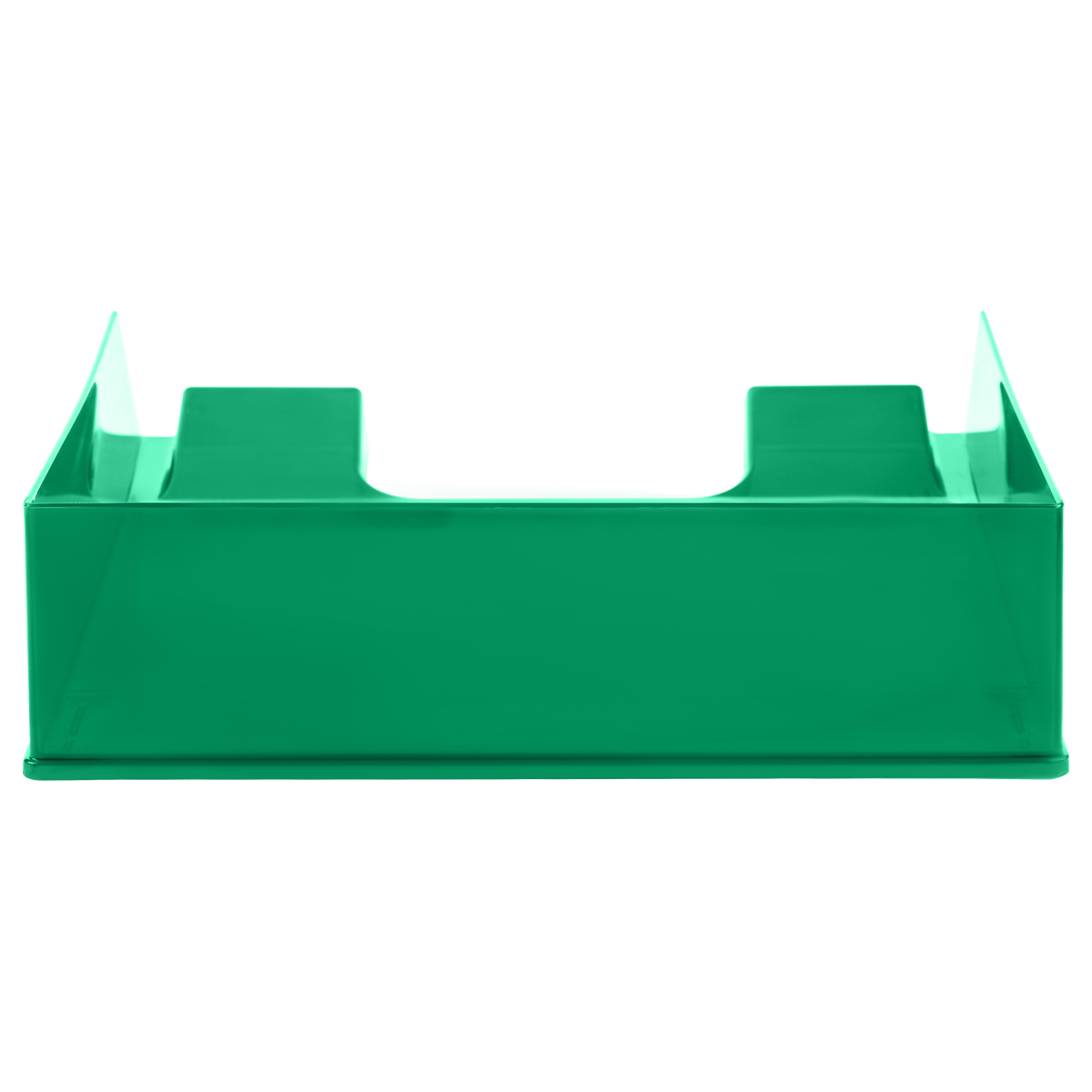 Лоток для бумаг горизонтальный СТАММ "Фаворит", тонированный зеленый