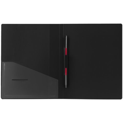 Папка с металлическим скоросшивателем и внутренним карманом BRAUBERG Папка с металлическим скоросшивателем и внутренним карманом BRAUBERG