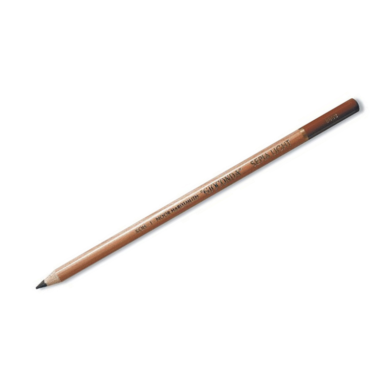 Сепия Koh-I-Noor "Gioconda", коричневая светлая, карандаш, грифель Сепия Koh-I-Noor "Gioconda", коричневая светлая, карандаш, грифель