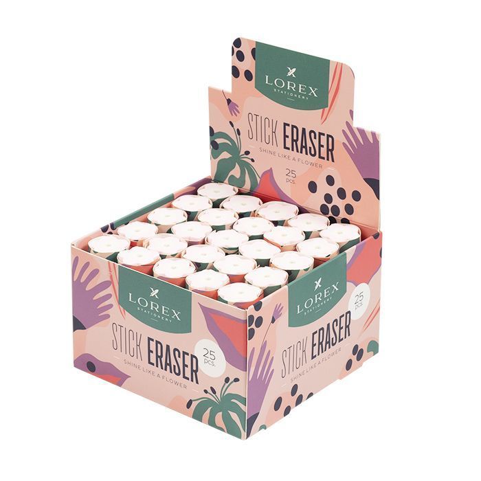 Ластик LOREX STICK SHINE LIKE A FLOWER рямоуг. Ластик LOREX STICK SHINE LIKE A FLOWER рямоуг.