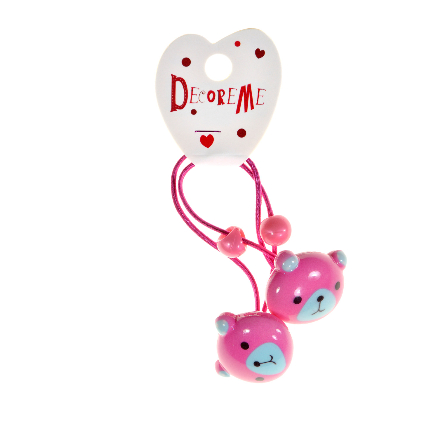 РЕЗИНКА ДЛЯ ВОЛОС "МИШУТКИ" 2 ШТ, 3 ЦВЕТА