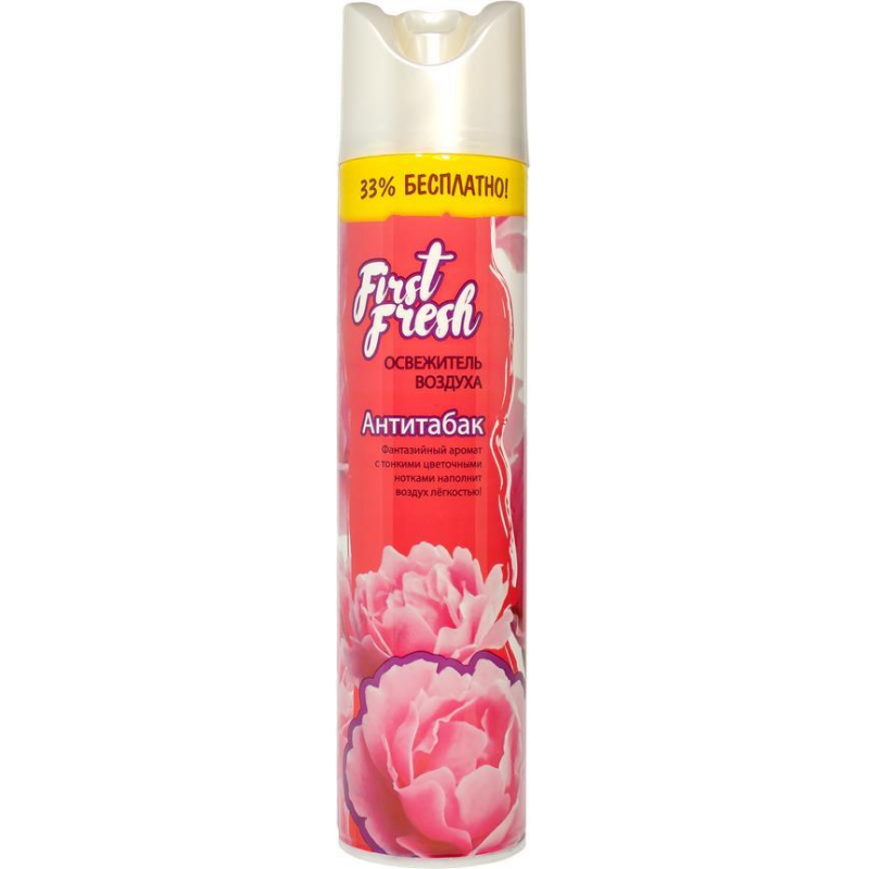 Освежитель воздуха First Fresh Антитабак 300 мл. Освежитель воздуха First Fresh Антитабак 300 мл.