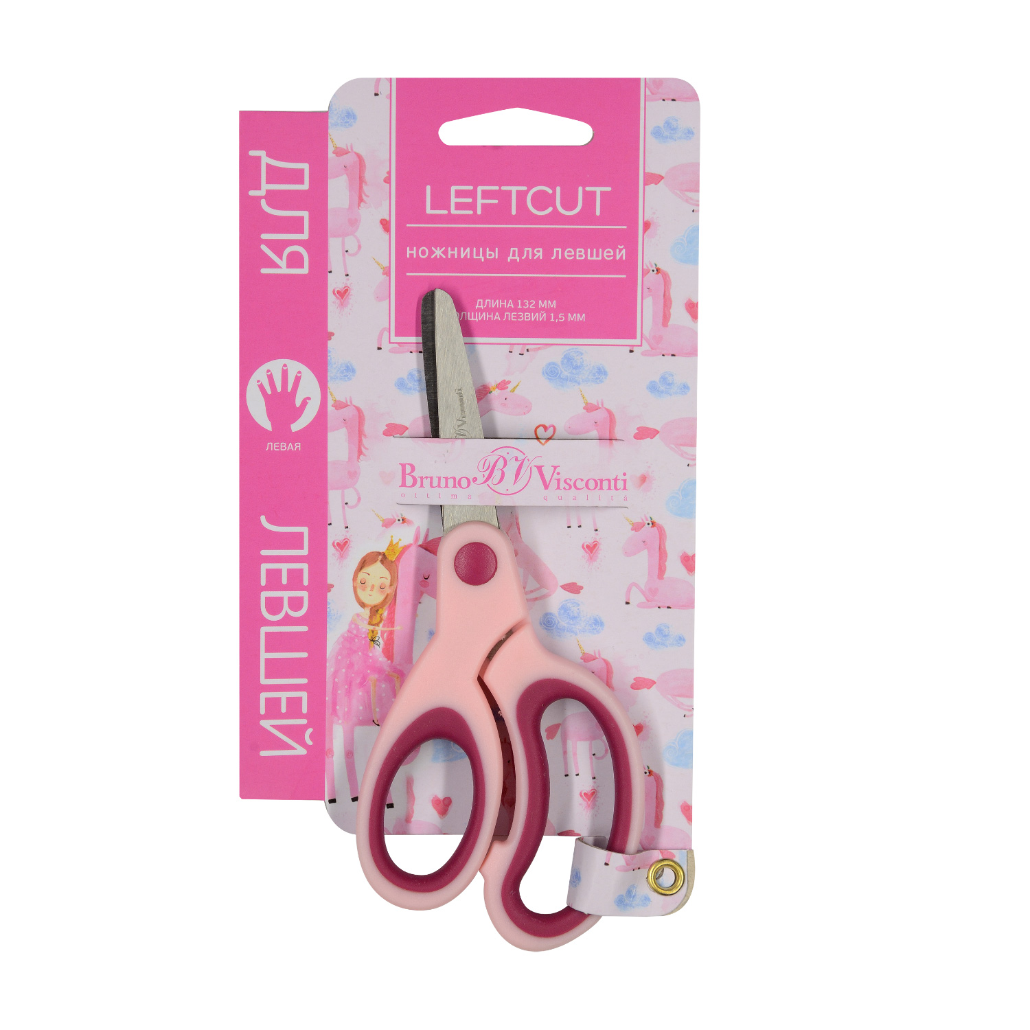 НОЖНИЦЫ ДЕТСКИЕ ДЛЯ ЛЕВШЕЙ, "LEFTCUT" 13.2 см. НОЖНИЦЫ ДЕТСКИЕ ДЛЯ ЛЕВШЕЙ, "LEFTCUT" 13.2 см.