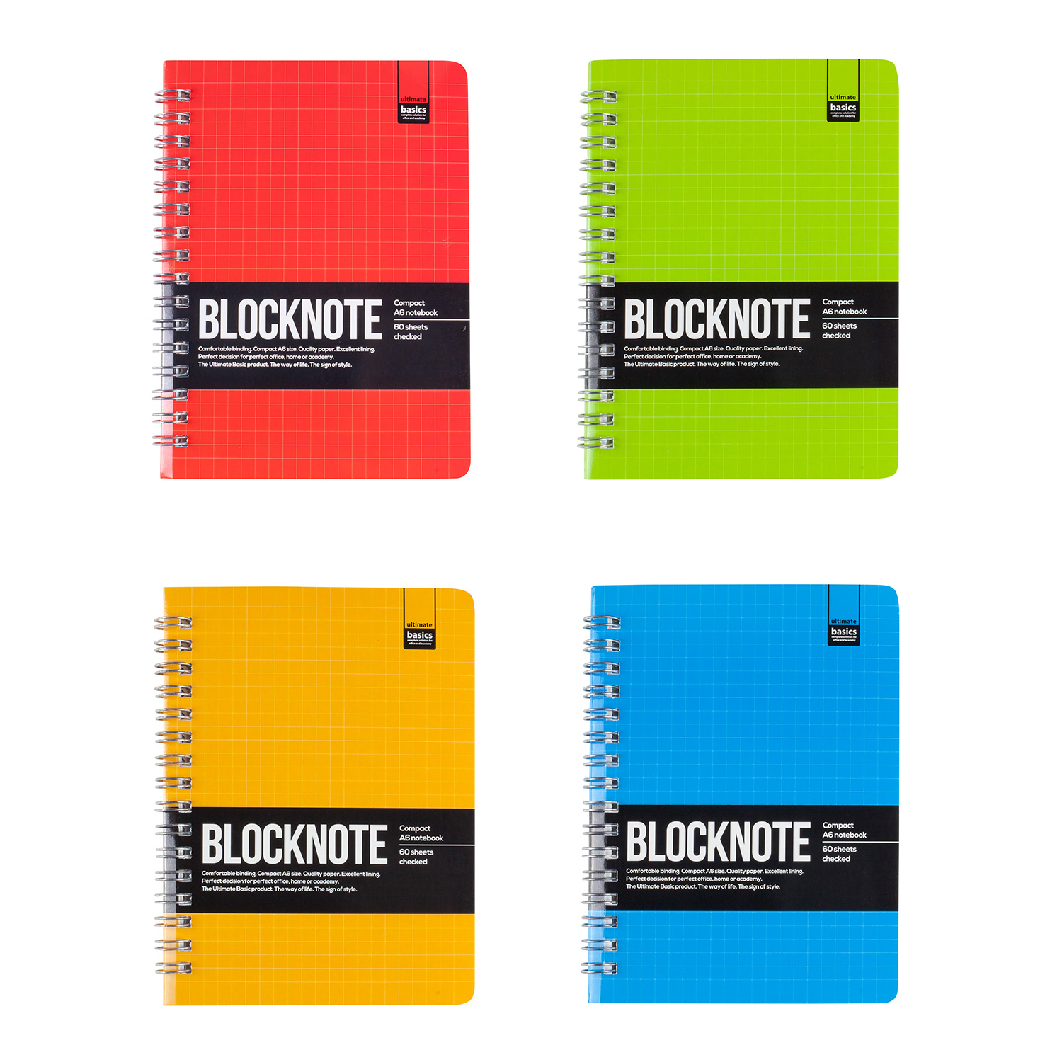 БИЗНЕС БЛОКНОТ, А6,60 Л."ULTIMATE BASICS, ACTIVE BOOK" 4 ЦВЕТА БИЗНЕС БЛОКНОТ, А6,60 Л."ULTIMATE BASICS, ACTIVE BOOK" 4 ЦВЕТА