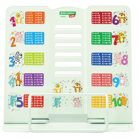 Подставка для книг и учебников большая BRAUBERG KIDS "Animals" с