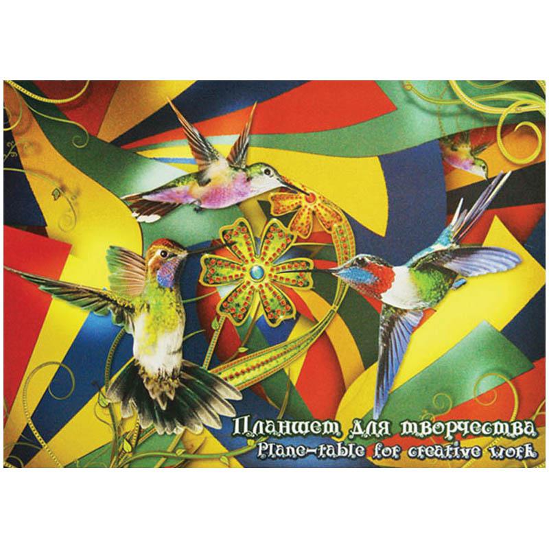 Планшет для рисования 20л. А3 "Калейдоскоп", 200г/м2, 4-х цветный Планшет для рисования 20л. А3 "Калейдоскоп", 200г/м2, 4-х цветный