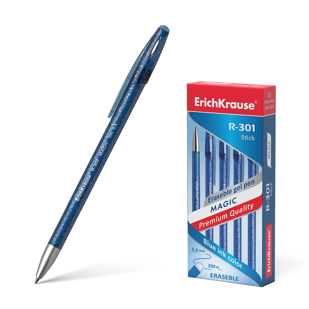 Ручка гелевая сo стираемыми чернилами ErichKrause® R-301 Magic Gel 0.5, цвет Ручка гелевая сo стираемыми чернилами ErichKrause® R-301 Magic Gel 0.5, цвет