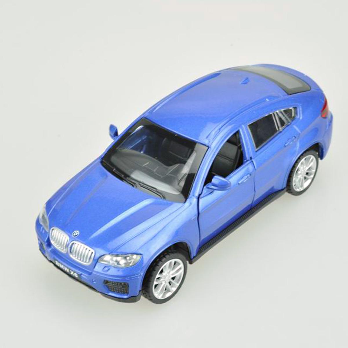 Машина металлическая 1:43 BMW X6. Дв.Откр., цв.син., инерц. 58012 Машина металлическая 1:43 BMW X6. Дв.Откр., цв.син., инерц. 58012