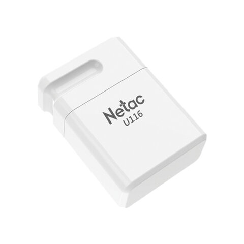 Флеш-диск 16 GB NETAC U116, USB 2.0, белый, NT03U116N-016G-20WH Флеш-диск 16 GB NETAC U116, USB 2.0, белый, NT03U116N-016G-20WH