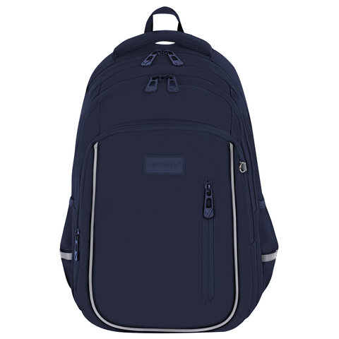 Рюкзак BRAUBERG INTENT, 2 отделения, 4 кармана, "Navy blue", 39х27х14 Рюкзак BRAUBERG INTENT, 2 отделения, 4 кармана, "Navy blue", 39х27х14