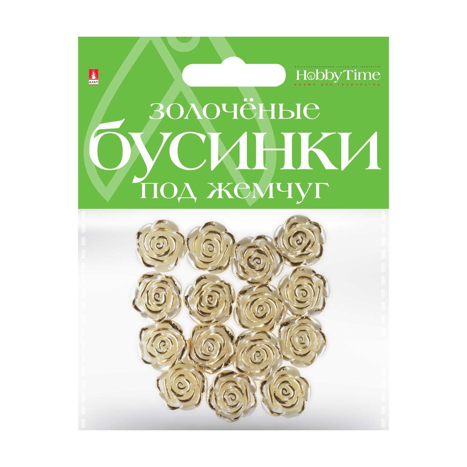 БУСИНЫ ФИГУРНЫЕ "ЗОЛОЧЕНЫЕ" ПОД ЖЕМЧУГ "РОЗОЧКИ", 25 ММ БУСИНЫ ФИГУРНЫЕ "ЗОЛОЧЕНЫЕ" ПОД ЖЕМЧУГ "РОЗОЧКИ", 25 ММ
