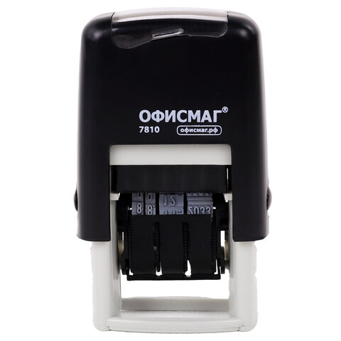 Датер-мини ОФИСМАГ, месяц цифрами, оттиск 22х4 мм, "Printer 7810 Датер-мини ОФИСМАГ, месяц цифрами, оттиск 22х4 мм, "Printer 7810