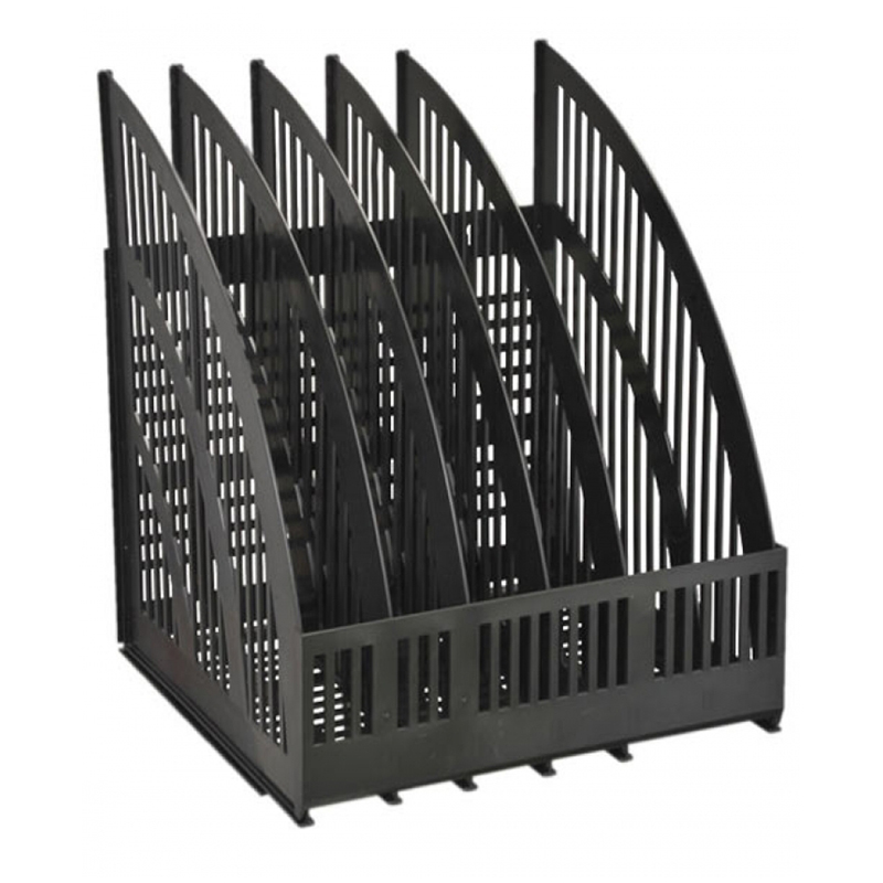 Лоток для бумаг вертикальный Стамм "Line", сборный, 5 отделений, Лоток для бумаг вертикальный Стамм "Line", сборный, 5 отделений,