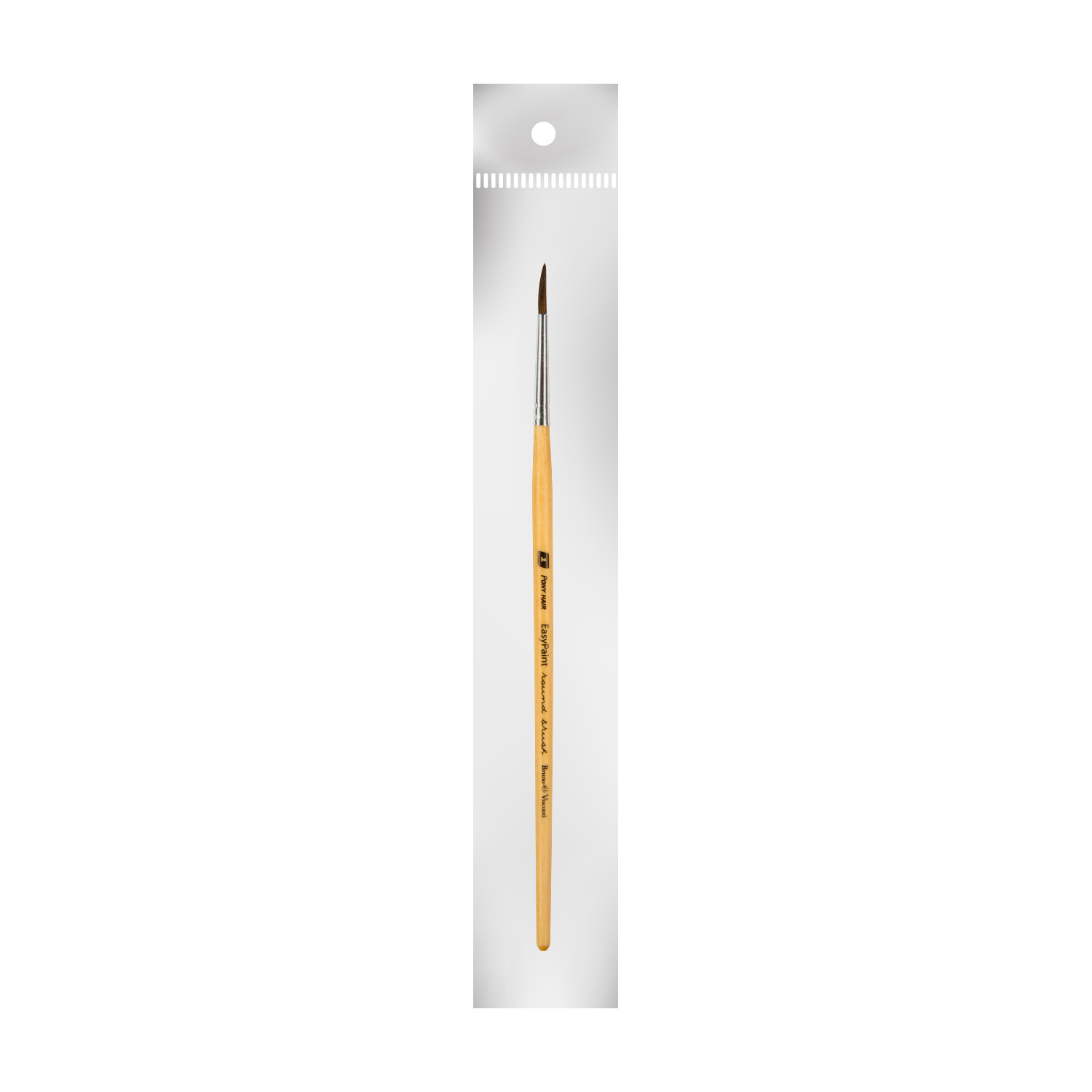 КИСТЬ ПОНИ КРУГЛАЯ №1 КИСТЬ ПОНИ КРУГЛАЯ №1