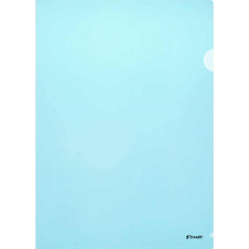 Папка уголок Комус А4 180мкм (синий) Папка уголок Комус А4 180мкм (синий)