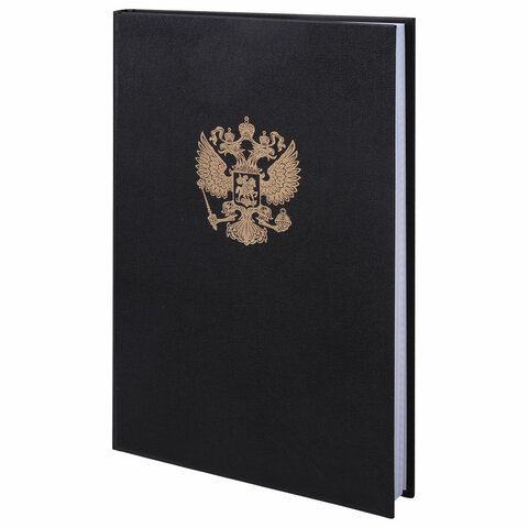 Книга учета 96 л., клетка, твердая, бумвинил, офсет, герб, А4 (200х290 мм), Книга учета 96 л., клетка, твердая, бумвинил, офсет, герб, А4 (200х290 мм),