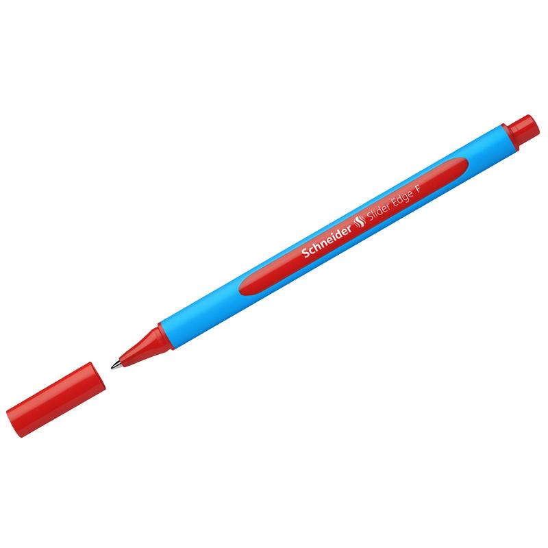Ручка шариковая Schneider "Slider Edge F" красная, 0,8мм, трехгранная Ручка шариковая Schneider "Slider Edge F" красная, 0,8мм, трехгранная