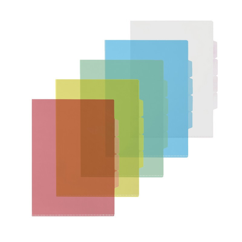 Папка уголок, 3 отделения, 150 мкм, ассорти10шт/уп Папка уголок, 3 отделения, 150 мкм, ассорти10шт/уп