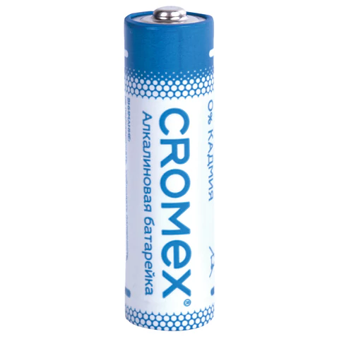 Батарейки алкалиновые "пальчиковые" КОМПЛЕКТ 40 шт., CROMEX (КРОМЕКС)
