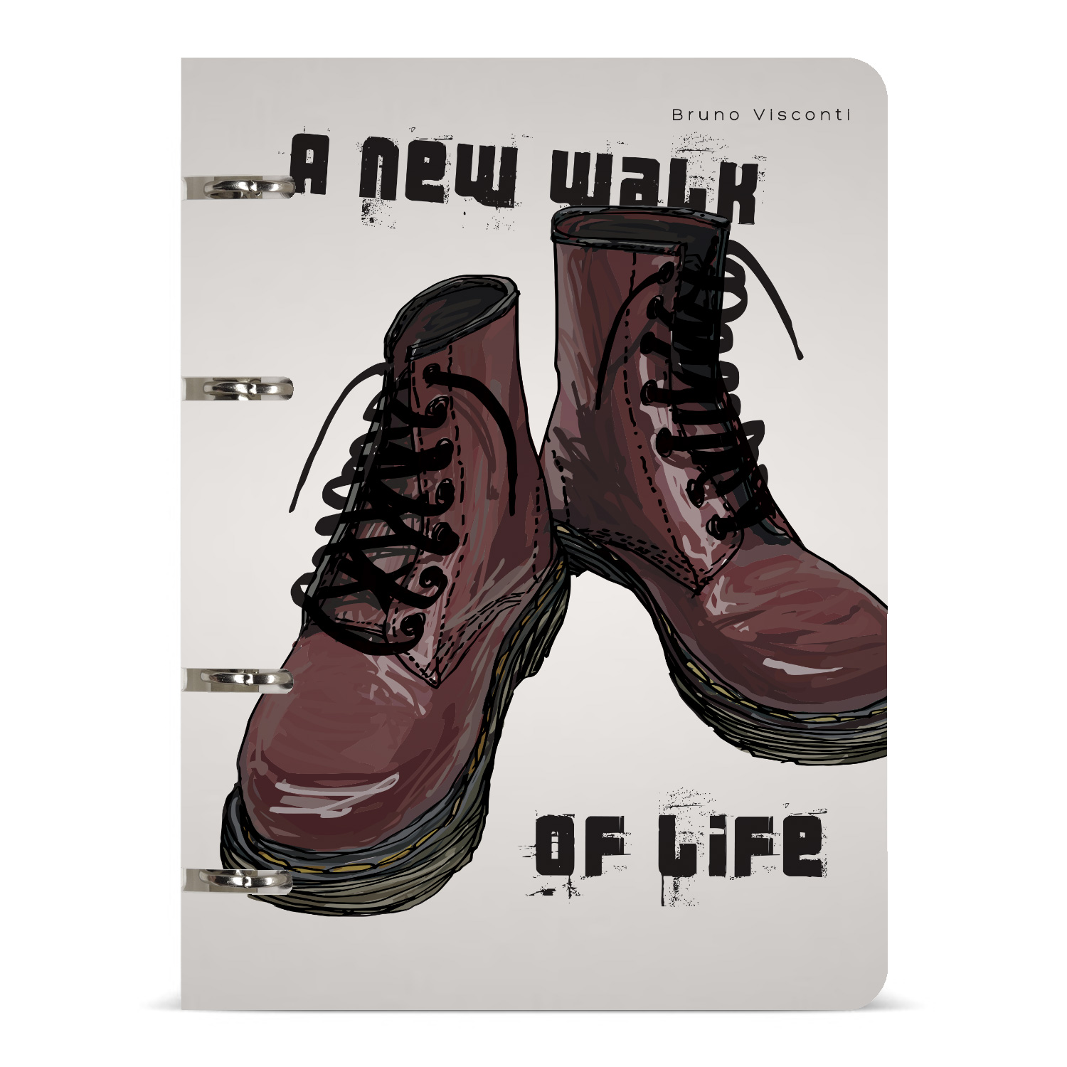 ТЕТРАДЬ НА КОЛЬЦАХ СО СМЕН. БЛОКОМ 80Л. "BOOTS. Коричневые ботинки" ТЕТРАДЬ НА КОЛЬЦАХ СО СМЕН. БЛОКОМ 80Л. "BOOTS. Коричневые ботинки"