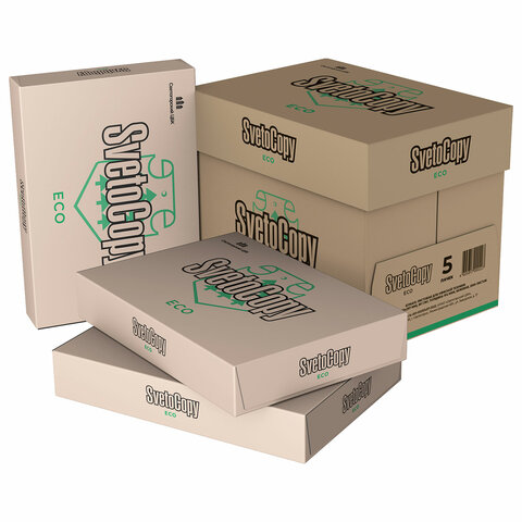 Бумага офисная А4, 80 г/м2, 500 л., SVETOCOPY ECO, белизна 60%, Sylvamo Бумага офисная А4, 80 г/м2, 500 л., SVETOCOPY ECO, белизна 60%, Sylvamo