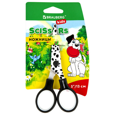 Ножницы BRAUBERG "Kid Series", 130 мм, с цветной печатью Ножницы BRAUBERG "Kid Series", 130 мм, с цветной печатью