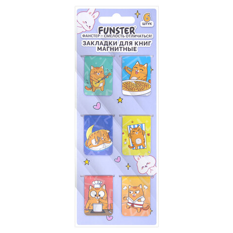 Закладки для книг МАГНИТНЫЕ, "ЯРКИЙ МИКС", комплект 30 штук, 35x25 мм, Закладки для книг МАГНИТНЫЕ, "ЯРКИЙ МИКС", комплект 30 штук, 35x25 мм,