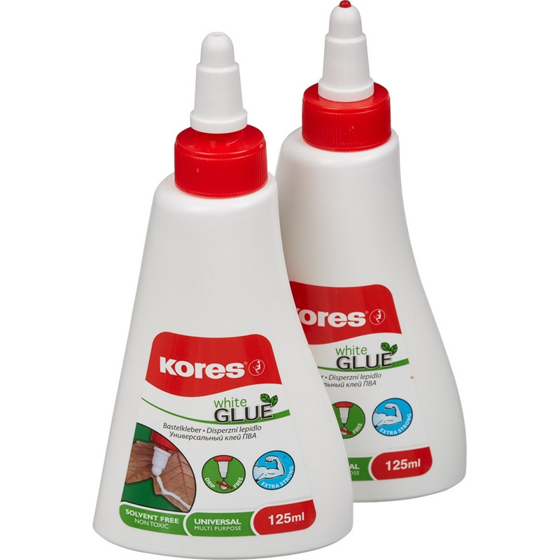 Клей ПВА 125мл KORES '75825.02 штр. 9023800758255 Клей ПВА 125мл KORES '75825.02 штр. 9023800758255