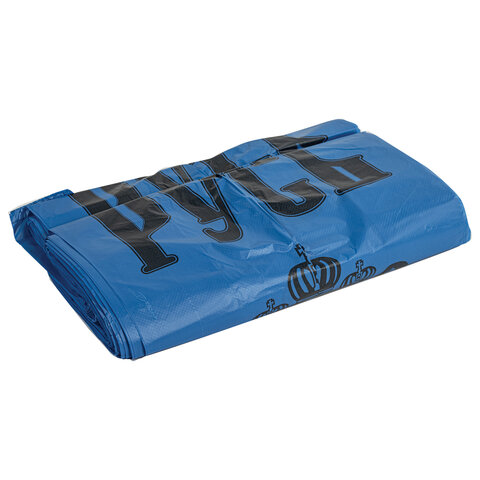 Пакеты "майка", КОМПЛЕКТ 100 шт., 30+16х55 см, ПНД, "Русь", Пакеты "майка", КОМПЛЕКТ 100 шт., 30+16х55 см, ПНД, "Русь",