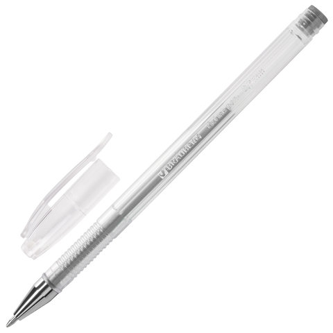 Ручки гелевые BRAUBERG, НАБОР 6 шт., АССОРТИ, "Jet", чернила металлик,